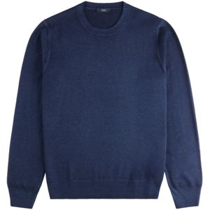 Fay, Heren, Truien, Blauw, Maat: 2XL