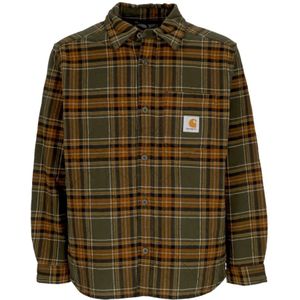 Carhartt Wip, Heren, Overhemden, Bruin, Maat: S Flanel,