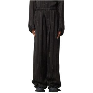 Balenciaga, Dames, Broeken, Zwart, Maat: S