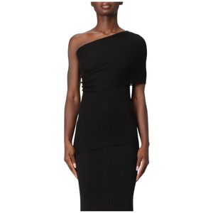 Rick Owens, Dames, Tops, Zwart, Maat: M