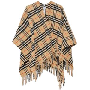 Burberry - Charlotte - Poncho - Beige - Wol/Kasjmier