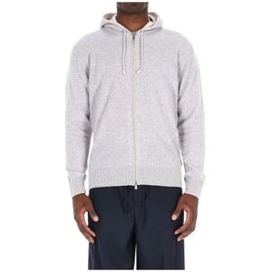 Eleventy, Heren, Sweatshirts & Hoodies, Grijs, Maat: M Kasjmier,