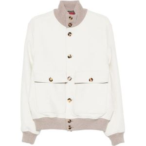 Brunello Cucinelli, Heren, Jassen, Wit, Maat: M