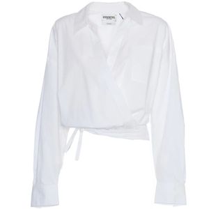 Essentiel Antwerp, Dames, Blouses & Shirts, Wit, Maat: XS Katoen,