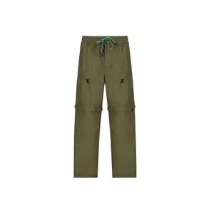 Moncler Groene Grenoble Broek - Oversized Fit , Green , Heren , Maat: S