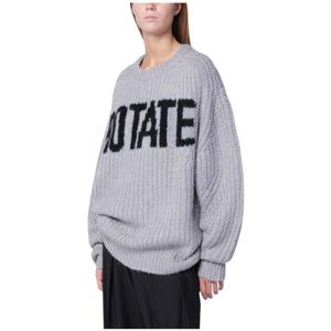 Rotate Birger Christensen, Dames, Truien, Grijs, Maat: XS Wol,