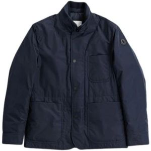 Moncler, Heren, Jassen, Blauw, Maat: M Poliester,