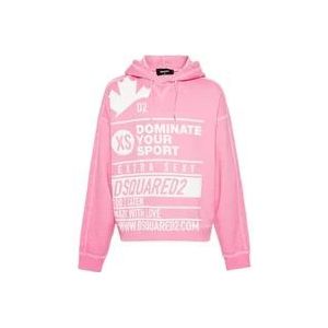 Dsquared2 Roze Sweaters voor Vrouwen , Pink , Heren , Maat: L