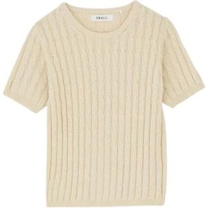 Skall Studio, Dames, Truien, Beige, Maat: L Katoen,