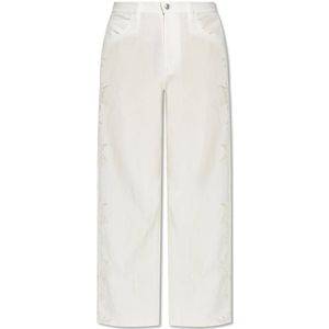 Zadig & Voltaire, Dames, Broeken, Wit, Maat: S Katoen,