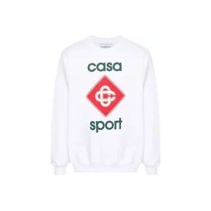 Casablanca Sweatshirts , White , Heren , Maat: S