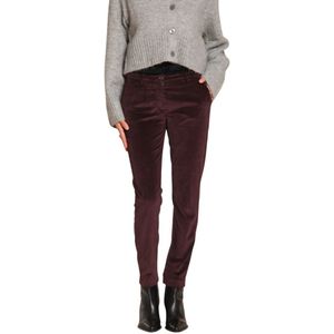 Mason's, Dames, Broeken, Paars, Maat: 3XS Corduroy,