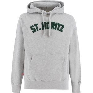 MC2 Saint Barth, Heren, Sweatshirts & Hoodies, Grijs, Maat: L Katoen,