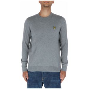 Lyle & Scott, Heren, Truien, Grijs, Maat: 2XL Katoen,