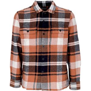 Obey, Heren, Overhemden, Veelkleurig, Maat: L Flanel,