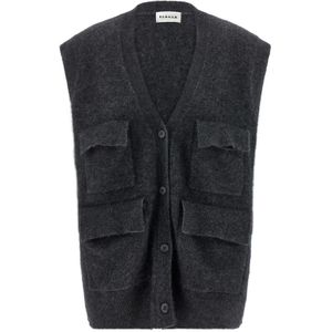 P.a.r.o.s.h., Dames, Truien, Grijs, Maat: S Wol,