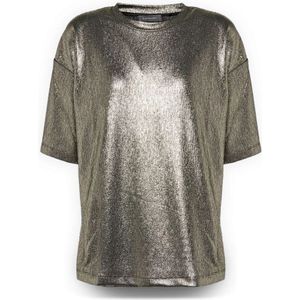 Elena Mirò, Dames, Tops, Geel, Maat: XS Jersey,