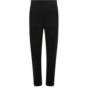 Givenchy, Dames, Broeken, Zwart, Maat: S Wol,