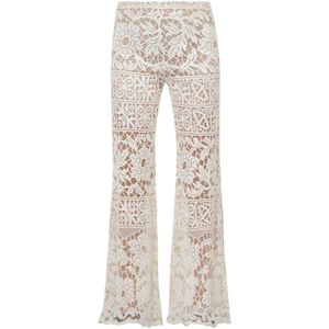 Jucca, Dames, Broeken, Beige, Maat: XS Katoen,