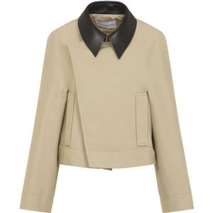 Givenchy, Dames, Jassen, Beige, Maat: XS Katoen,