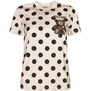 Moschino, Dames, Tops, Beige, Maat: M