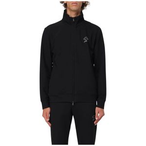 Paul & Shark, Heren, Sweatshirts & Hoodies, Zwart, Maat: L Katoen,