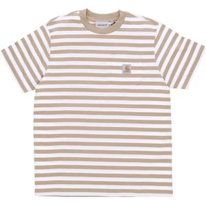 Carhartt Wip, Heren, Tops, Grijs, Maat: S Katoen,