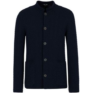 Giorgio Armani, Heren, Truien, Blauw, Maat: L Wol,