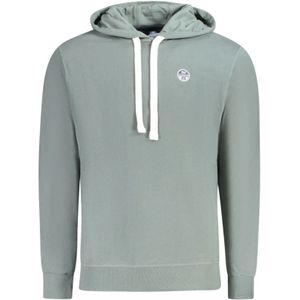 North Sails, Heren, Sweatshirts & Hoodies, Groen, Maat: S Katoen,