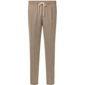Boggi Milano, Heren, Broeken, Beige, Maat: S Wol,