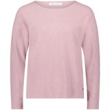 Betty & Co - Pullover - Roze - Ronde Halslijn - Gemêleerde Structuur