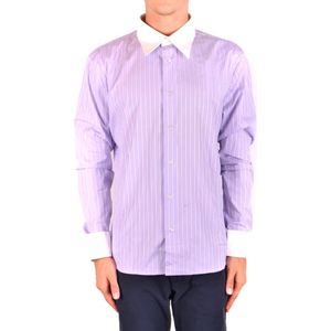 Bikkembergs, Heren, Overhemden, Paars, Maat: 3XL