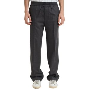 Drole de Monsieur, Heren, Broeken, Grijs, Maat: M Wol,