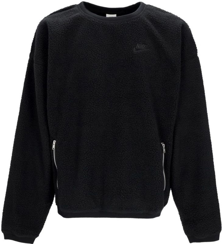 Nike - Club Fleece+ - Sweatshirt - Zwart - Losse Pasvorm