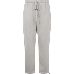 Fear Of God, Dames, Broeken, Grijs, Maat: M Fleece,