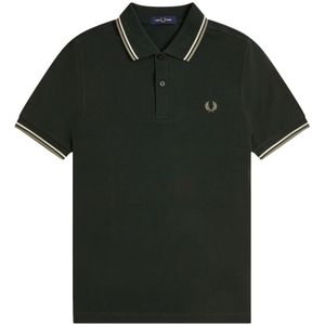 Fred Perry, Heren, Tops, Groen, Maat: L
