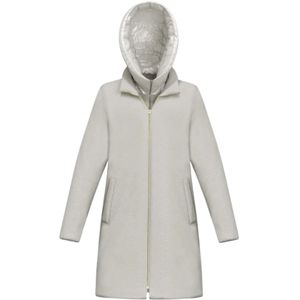 Marella, Dames, Mantels, Wit, Maat: 2XS Leer,