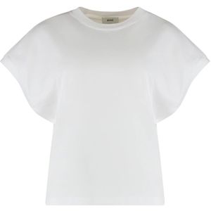 Agolde, Dames, Tops, Wit, Maat: XS Katoen,