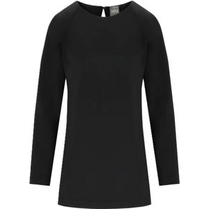 Max Mara, Dames, Tops, Zwart, Maat: S Poliester,
