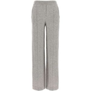 Peserico, Dames, Broeken, Grijs, Maat: L
