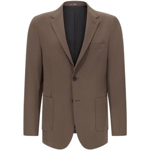 Boggi Milano - Business-colbert - Bruin - Regular Fit