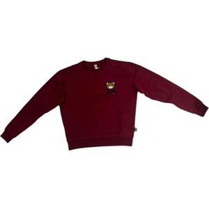 Moschino, Dames, Sweatshirts & Hoodies, Rood, Maat: S