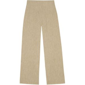 Cortana, Dames, Broeken, Beige, Maat: 2XS Linnen,
