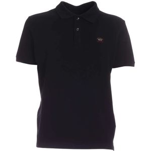 Paul & Shark, Heren, Tops, Zwart, Maat: S Katoen,