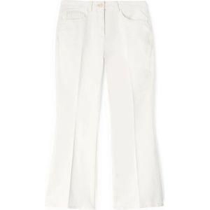 Motivi, Dames, Broeken, Wit, Maat: 2XS Katoen,