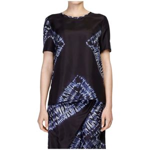 P.a.r.o.s.h., Dames, Tops, Blauw, Maat: L Zijde,