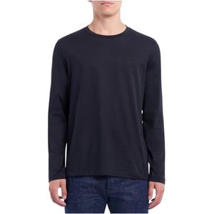 Dondup, Heren, Tops, Zwart, Maat: M Katoen,