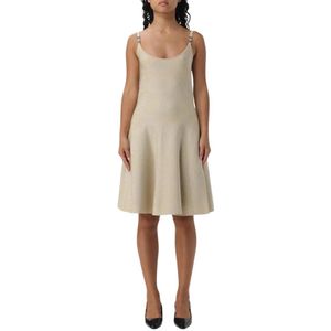 Versace, Dames, Jurken, Beige, Maat: XS