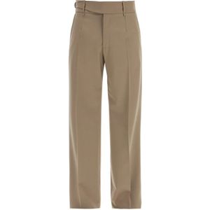 Dolce & Gabbana - Broeken - Beige - Heren - Wol