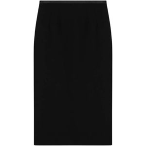 Dolce & Gabbana, Dames, Rokken, Zwart, Maat: L Zijde,